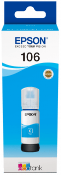 Epson 106, azúrová (C13T00R240)